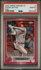 Shohei Ohtani 2022 Topps Chrome L/E Logofractor Pink  #1 198 /199 PSA 10