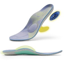Metatarsal Arch Support Insoles Full Size Gel Inserts 14 Men/16 Women - Pain