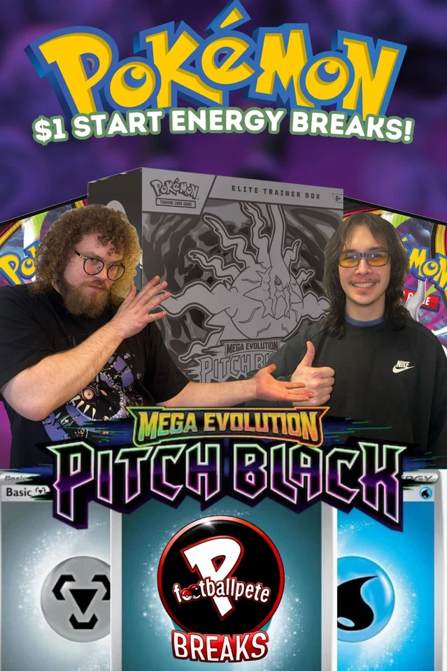 💫$1 START PITCH BLACK ENERGY BREAKS!💫 W/PFOOTBALL