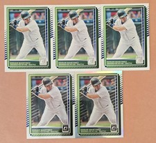 (5) Edgar Martinez 2025 Donruss #10 LOT Optic + Silver Holo Prizm + (3) Base