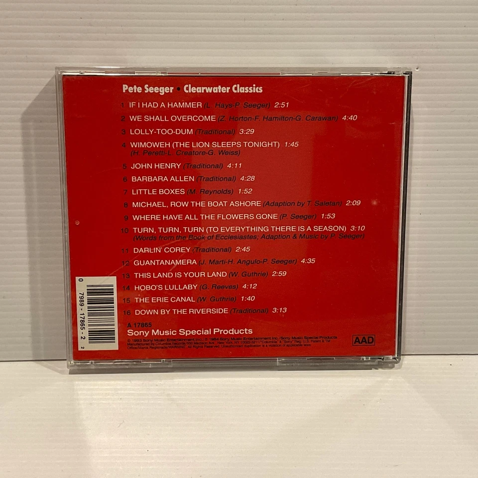 CD Pete Seeger - Clearwater Classics Foto 2 de 2