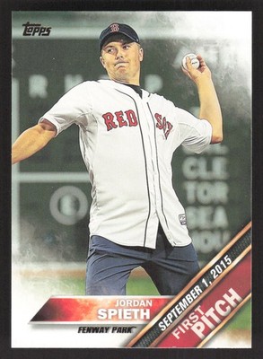 2016 Topps #FP-7 Jordan Spieth First Pitch (Series 1)