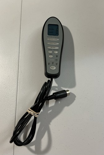 Brookstone Chair Massager – 5 Zones + Heat – Remote & Power Cable