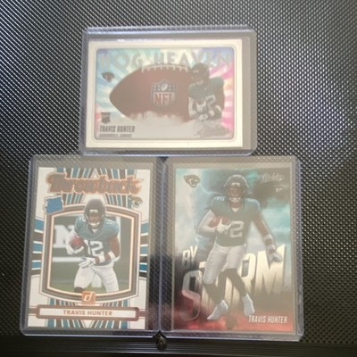 Panini Travis Hunter Jacksonville Jaguars 2024 Insert 3-Card Lot Hog Heaven