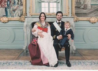 **ORIGINAL POSTCARD**PRINZESSIN SOFIA-PRINZ CARL PHILIP-KINDER-BERRNADOTTE-ADEL