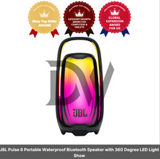 JBL Pulse 6 Portable Waterproof Bluetooth Speaker with 360 Degree LED Light Show