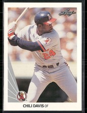 Chili Davis 1990 Leaf #288 California Angels