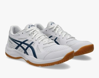 Shoes Asics Men s Upcourt6 Size 10 US WHITE/VINTAGE INDIGO