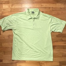Nike Sphere Dry Light Green Golf Polo Shirt Men's L Short Sleeve