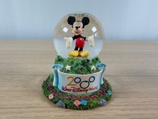 Walt Disney World 2000 Celebrate The Future Mickey Mouse Santa Snow Globe 3"