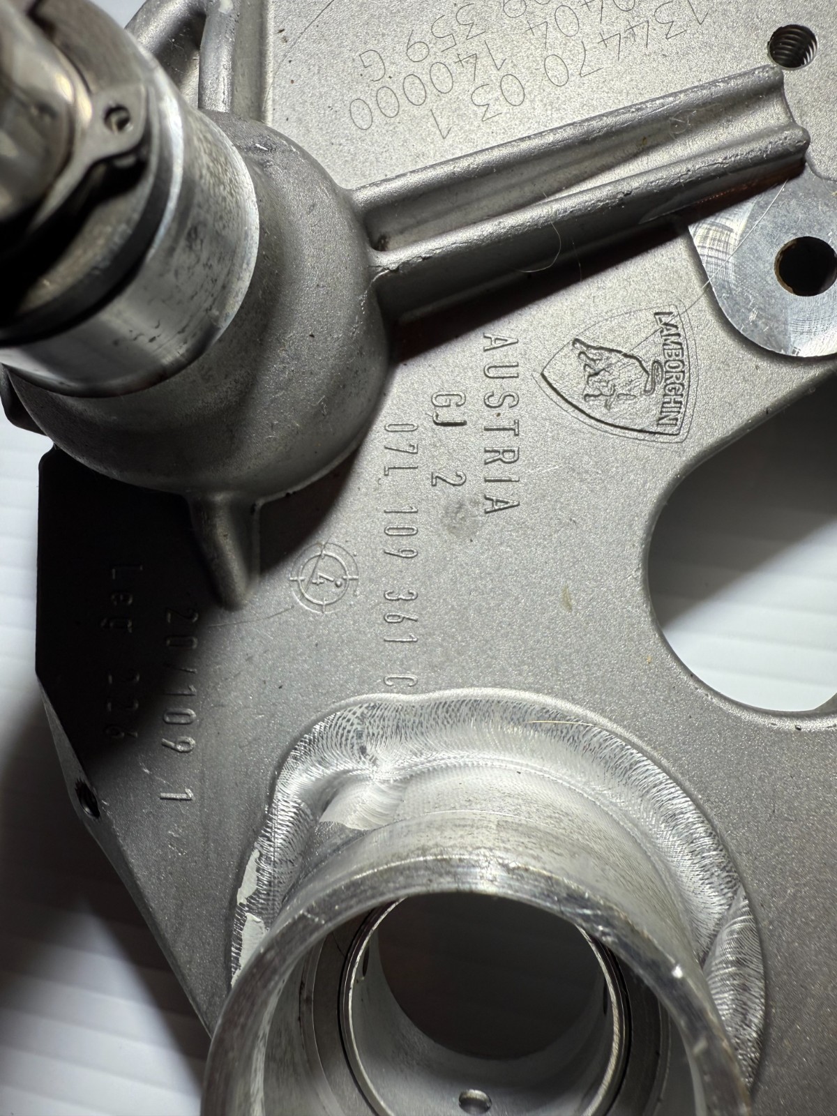 Lamborghini/ Audi V10 07L109361C Timing Cover Plate