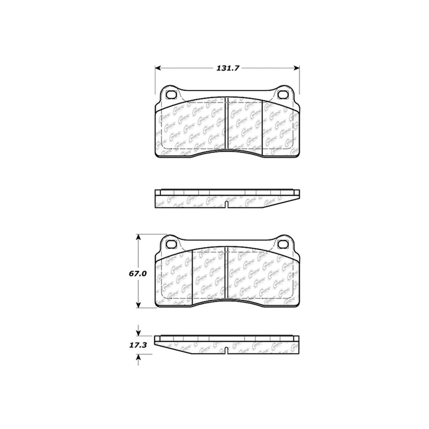 Ferrari F40 1990-1992 FRONT Brake pad