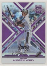 2016 Elite Extra Edition Aspirations Purple /100 Andy Yerzy Andrew #52 Auto nd3