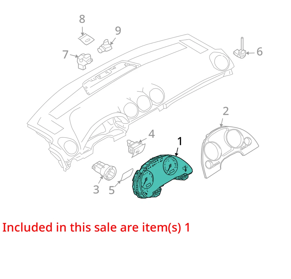Cuadro de instrumentos velocímetro Audi A4 2005-2006 indicadores 1036 904 719 AY59S Foto 3 de 4