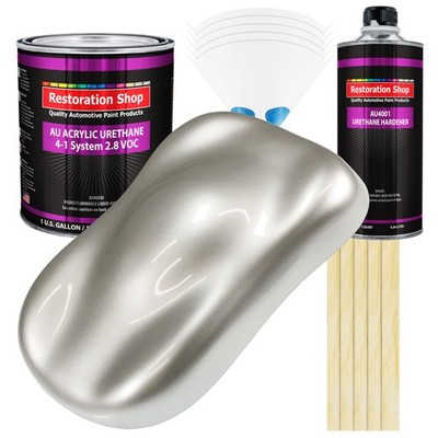 Restoration Shop Sterling Silver Metallic Acrylic Urethane Gallon Kit Auto Paint
