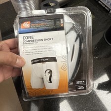 Shock Doctor Men's Core Compression Short with Bio-Flex Cup Adult Sz. L 34-36