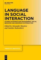 Language In Social Interaction Gunther KaltenböCk