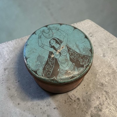 Lucien Lelong Art Deco Powder Tin 