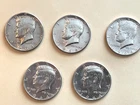 1964 P Kennedy Silver Half Dollar - Lot OF 5  BRILLIANT