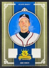 JOHN SMOLTZ 2005 DONRUSS DIAMOND KINGS BRONZE DUAL PATCH #/200 BRAVES
