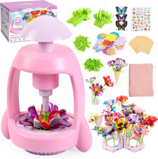 Fabric Flower Making Toys, DIY Flower Press Kits for Kids Ages 3-12, Creative Ed