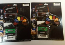 2 Family Makeup Kits Fake Blood 3 Cream Makeup Colors  6 Powder Face Paint New