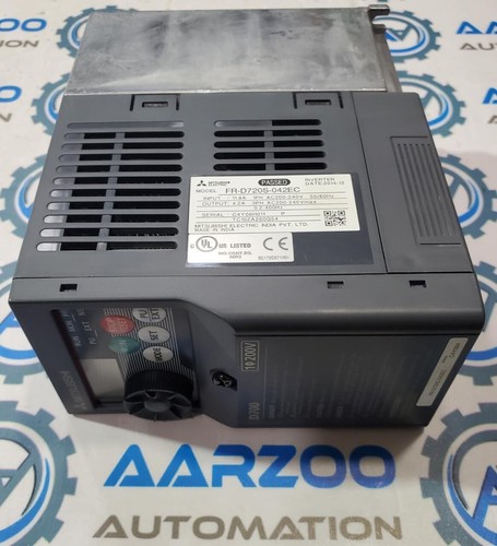 Mitsubishi Drive inverter FR-D720S-042-EC VFD 240V single phase to 3 phase 1.0HP - Picture 4 of 11