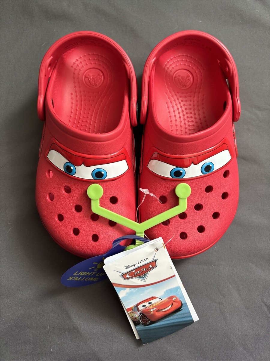 Crocs Lightning McQueen Clog Little Kid Child Size C11 Disney