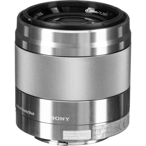 Sony SEL 50 mm F/1.8 E OSS For Sony - Silver for sale online | eBay