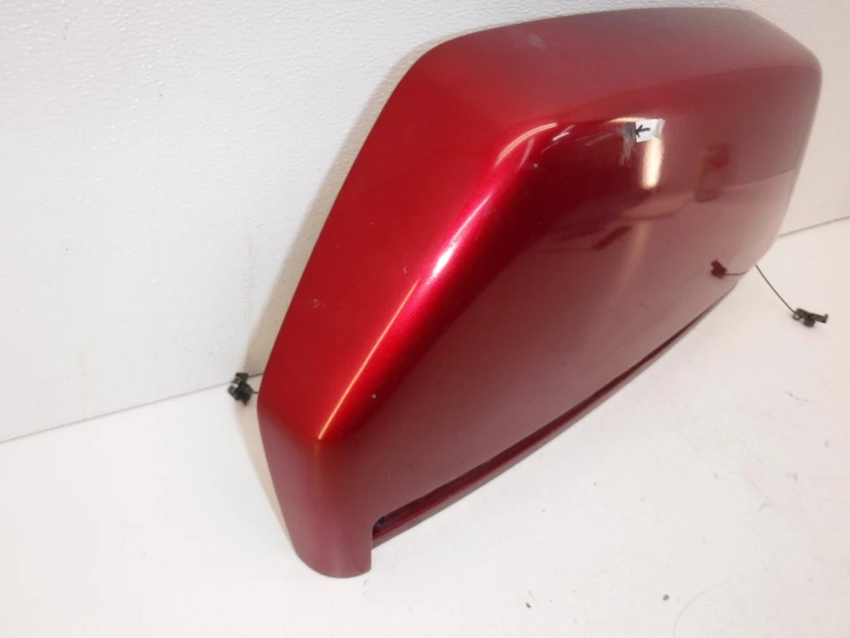 1996 honda goldwing 1500 LEFT SADDLE BAG LID COVER CANDY RED - Image 4 of 4
