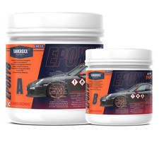 BLACK Epoxy Mastic Rust Proofing Paint Classic Car Extreme Corrosion Protection.