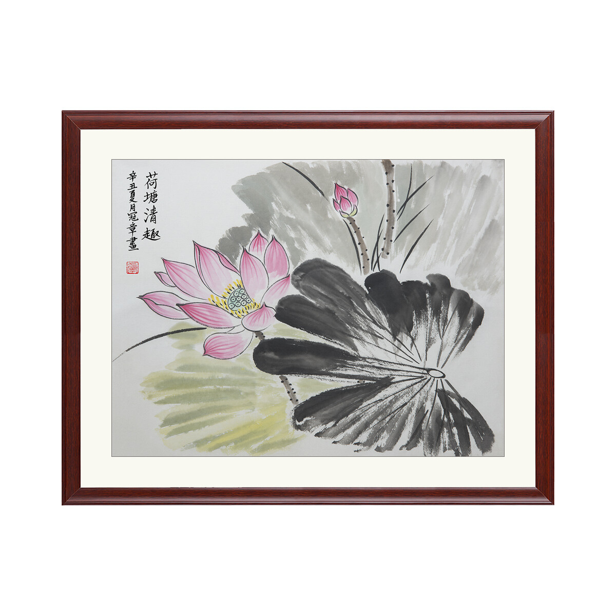アート・デザイン・音楽 The Lotus Flower: A Textile Hidden in Amazon.com: Zen Lotus Flower Painting, Lotus Flower Art