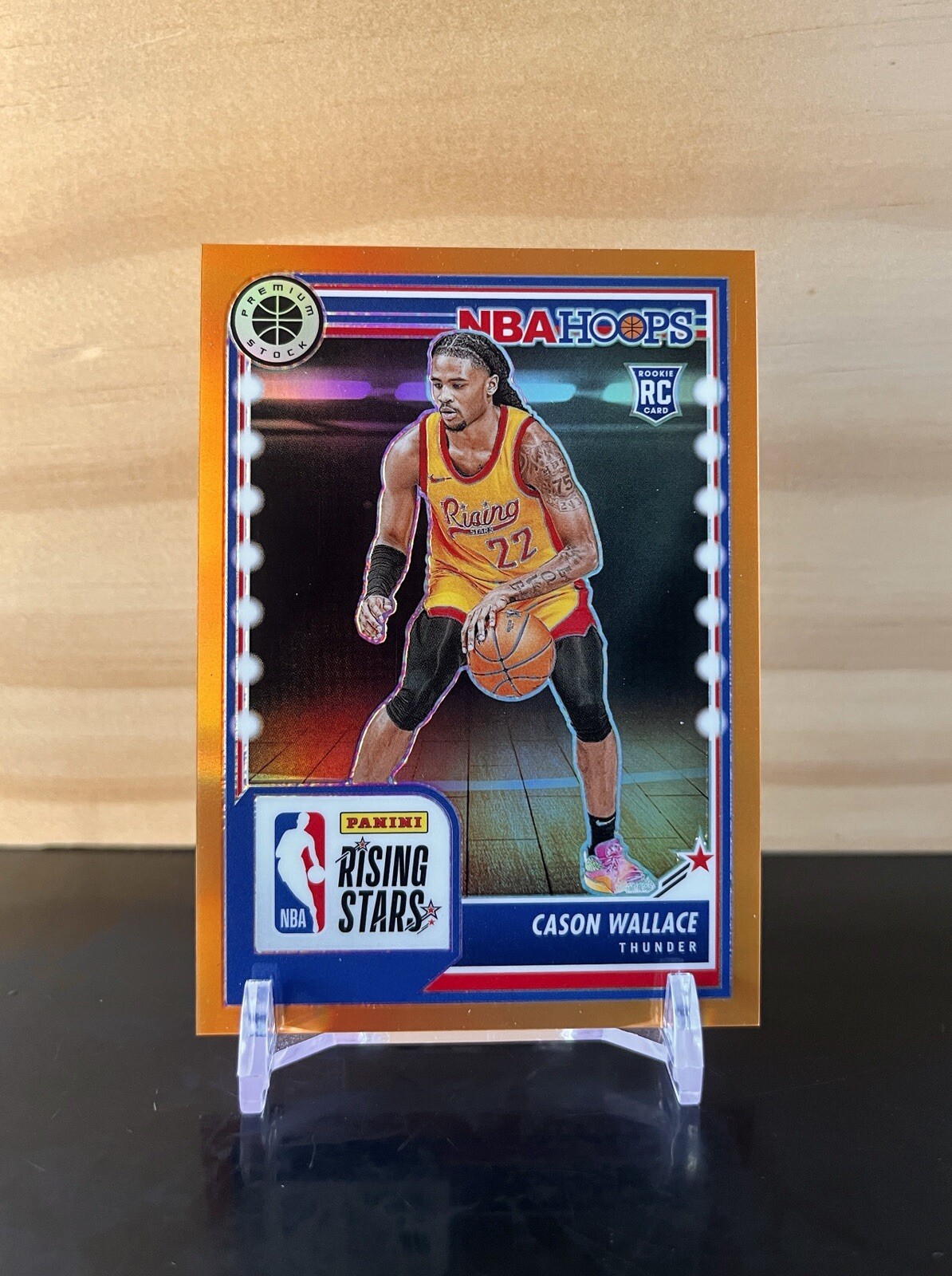 Cason Wallace 2023 NBA Hoops Premium Stock #281 Orange Rising Stars 206/299 RC