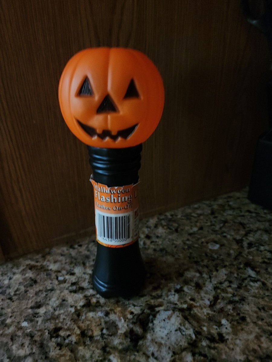 omame　ぷっくりランプ Vintage Kmart Flashing Lite Blow Mold Halloween Flashlight Jack O