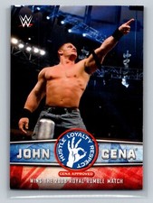 2017 Topps John Cena Tribute #14 NM-MT Wins the 2008 Royal Rumble