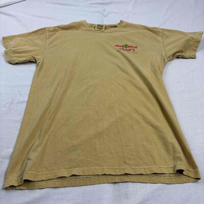 Pineapple Willy's Comfort Colors Mens Brown Tan T-Shirt Graphic Print Medium