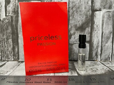 Mastercard Priceless Passion Eau De Parfum Natural Spray ~ 1.5mL Sample New 