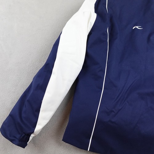 Kjus Ski Jacket Kids Youth L Blue White Insulated Full Zip Hooded Colorblock - Picture 20 of 22