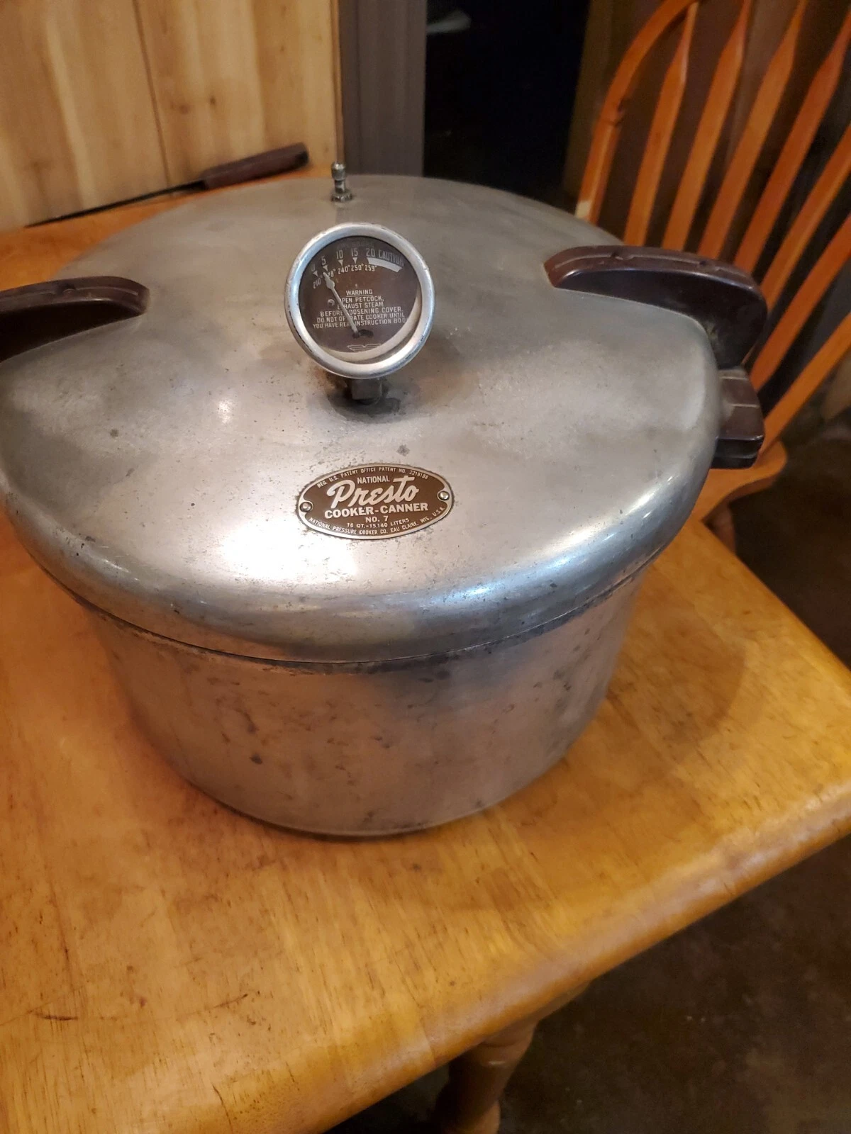 Presto 16qt Model 7 Pressure Cooker Canner Vintage Cooking