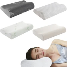 Orthopedic Contour Memory Foam Pillows Ergonomic Cervical Pillow for Neck Pain