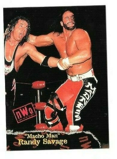 MACHO MAN RANDY SAVAGE 1998 TOPPS WCW NWO WRESTLING CARD 4 FREE SHIPPING  