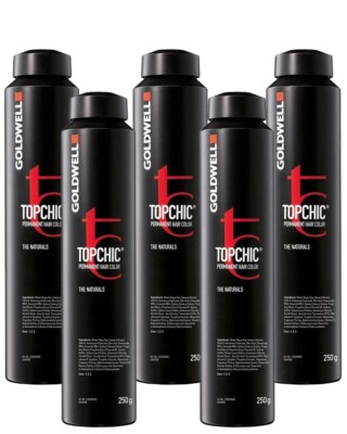Goldwell TOPCHIC Hair Color CAN 8.6oz   Mid Blonde Extra Cover Plus 7NN 250g