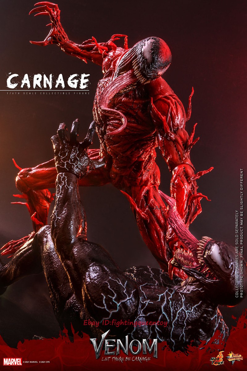 Hot Toys MMS619 VENOM: LET THERE BE CARNAGE 1/6 CARNAGE Action