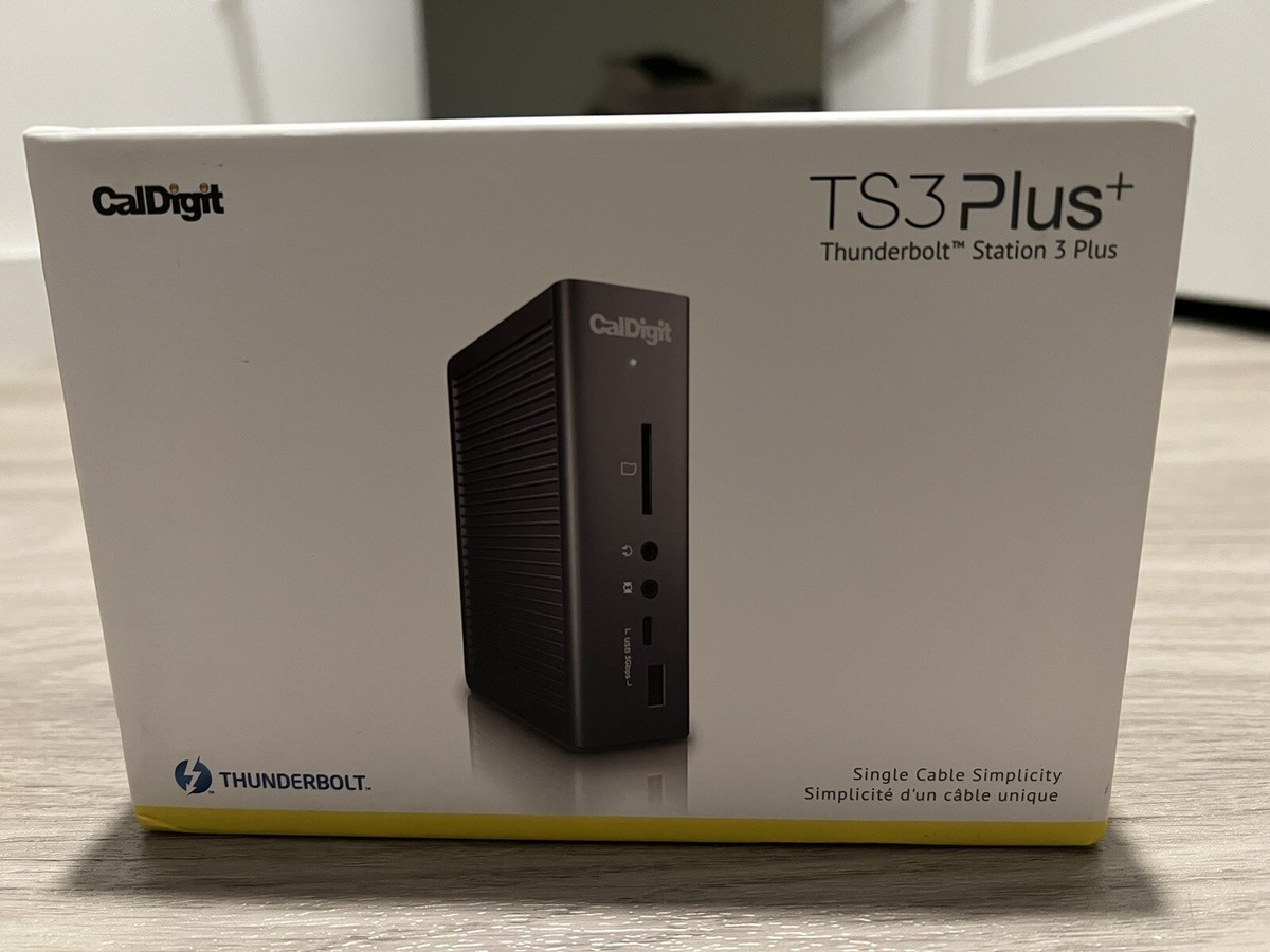 BRAND NEW CalDigit TS3 Plus Thunderbolt 3 Dock - Space Gray - 0.7m  