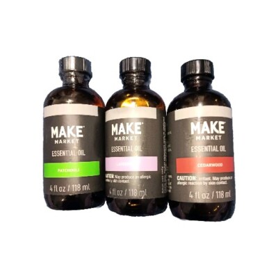 3 Simple Serenity Essential Oil Lavender Patchouli Cedarwood by ArtMinds 4 oz Ea