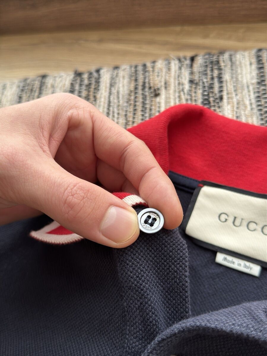 Gucci Bee Embroidered Logo Polo T-Shirt Size XS | eBay Gucci Bee Embroidered Logo Polo T-Shirt Size XS | eBay