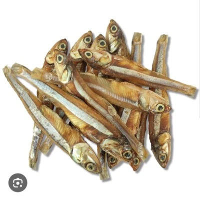 CK 1Kg Dried Whole Sprats Anchovies | 100% Natural Dog Treats | High In Omega 3 & 6