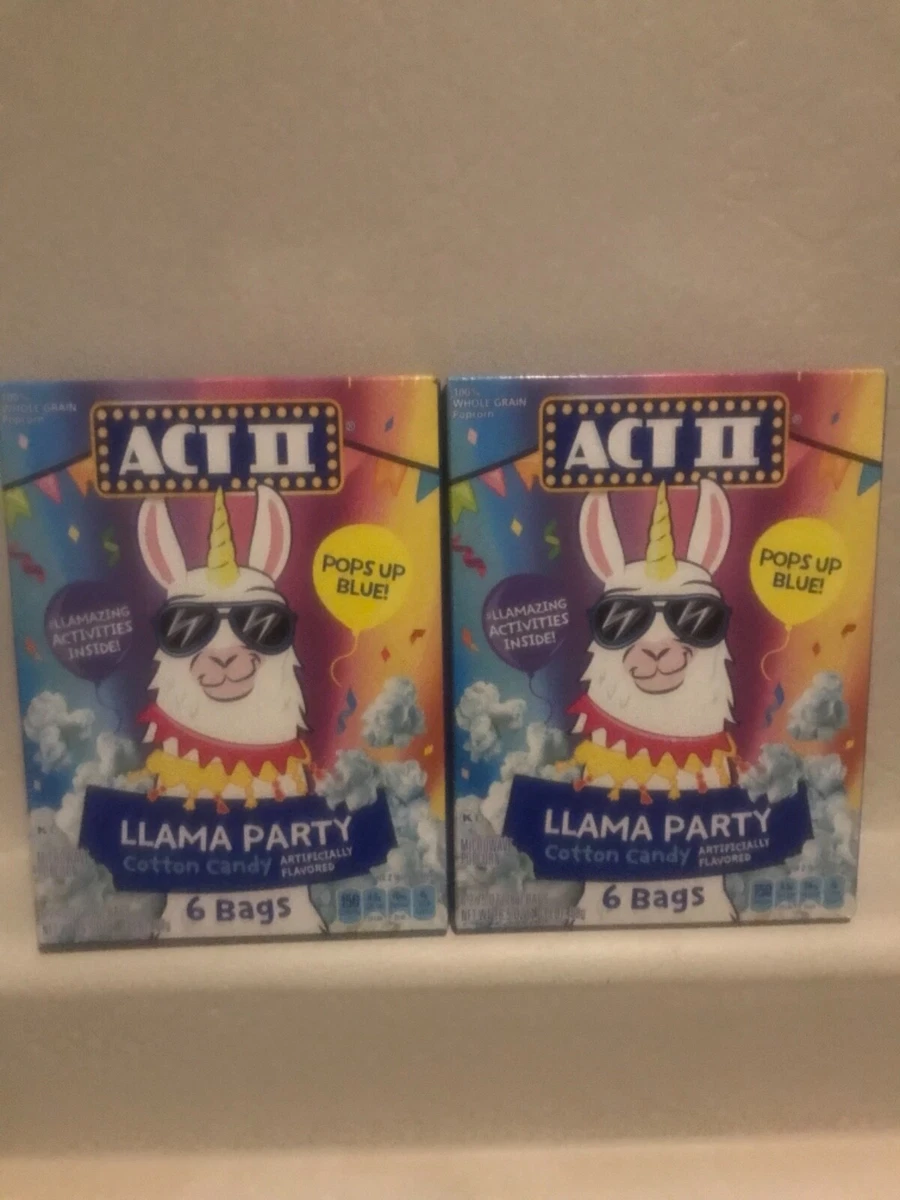 Act ii llama party cotton candy popcorn online