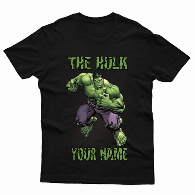 Hulk Birthday Shirt Personalised Inspired The Hulk T-SHIRT Kids