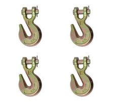(4 Pack) G70 1/2" Grab Hook with Pins Grade 70 Transport